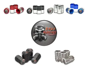 Wheel Valve Stem Caps for Car Domed Design Style